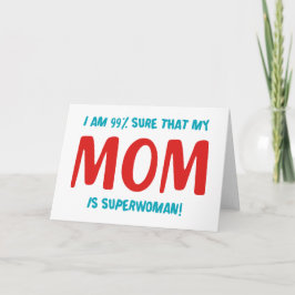 Tarjeta 99% Superwoman