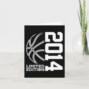 Tarjeta 9.º Birthday Basketball Limited Edition 2014 1