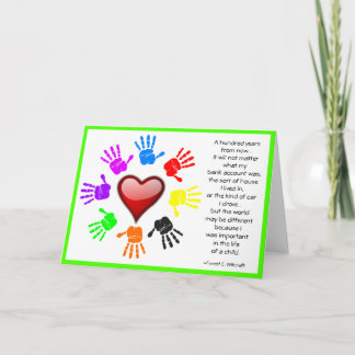 Tarjeta A0001.I Marcó una diferencia.Card.1