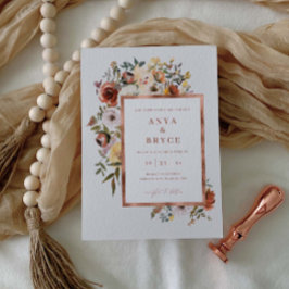 Tarjeta A200 de invitación a la boda de Relieve me