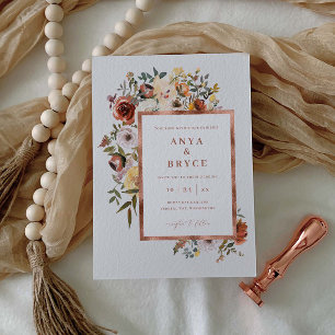 Tarjeta A200 de invitación a la boda de Relieve me