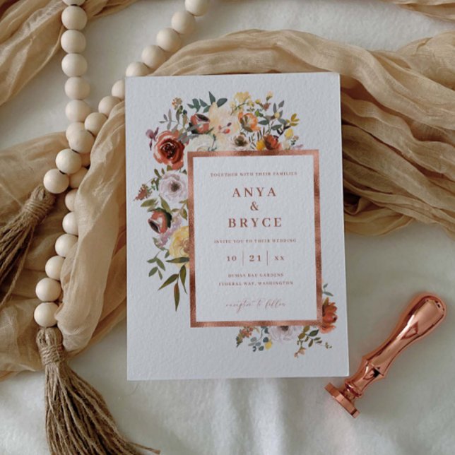 Tarjeta A200 de invitación a la boda de Relieve me (Subido por el creador)
