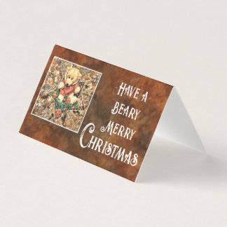Tarjeta A Beary Merry Christmas