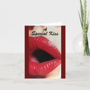 TARJETA A **BESO ESPECIAL** PARA MI VALENTINA FAVORITA