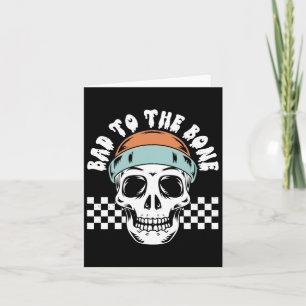 Tarjeta A Bone Skeleton Halloween Dos Cumpleaños Toddle
