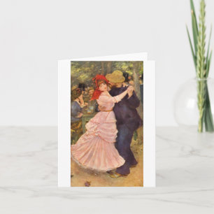 Tarjeta À Bougival (1883) de Pierre-Auguste Renoir - de