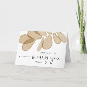 Tarjeta A crecer desde la novia nos vemos en el Altar Sr. 