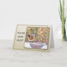 Tarjeta A Cute Card Question Your Age - Birthday Card