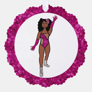 Tarjeta A de canela de bailarín de Fuchsia & Diamo