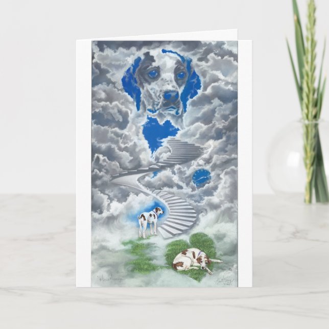 Tarjeta A Dog's Prayer ~ Dog Sympathy Card (Anverso)