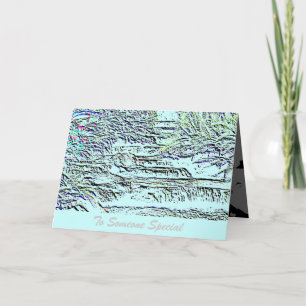 Tarjeta A ese especial alguien saludo de cascada