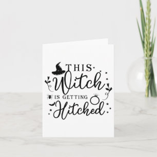 Tarjeta A Esta Bruja Se Le Está Golpeando El Otoño De Than