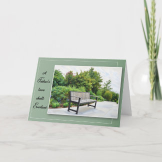 Tarjeta A Father's Love Shall Everlast - Sympathy Card