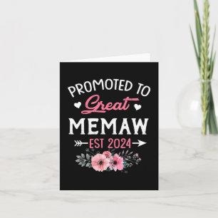 Tarjeta A Gran Memaw Est 2024 Flor