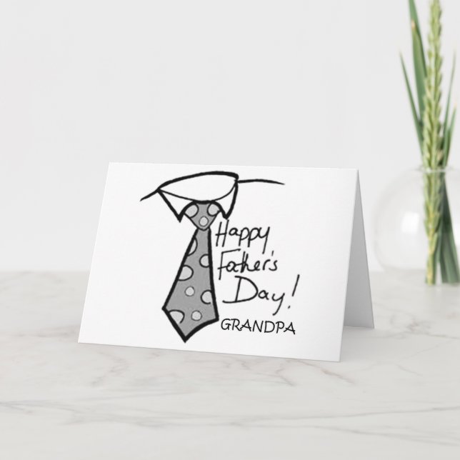 TARJETA ¡A GRANDPA EN EL DÍA DEL PADRE! (Anverso)