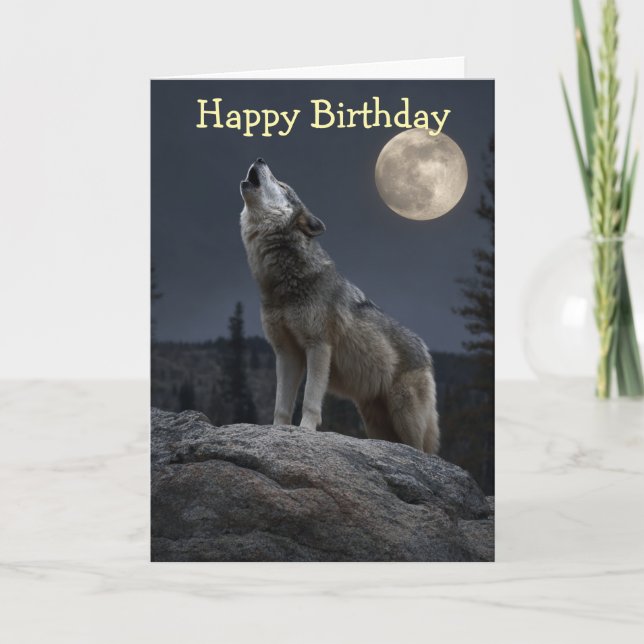 Tarjeta A Howling Wolf (Anverso)