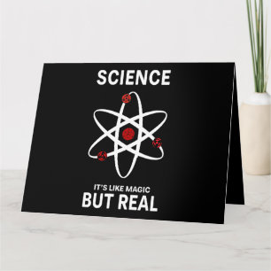 Tarjeta A La Ciencia Le Gusta Una Magia Pero Real. Regalo