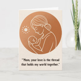 Tarjeta A la mejor mamá de todos los tiempos, gracias por 