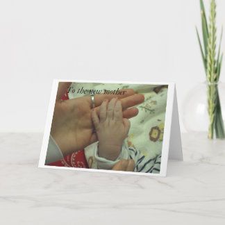Tarjeta A la nueva madre