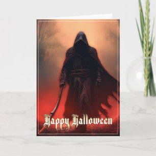 Tarjeta A la sombra de la Parca - Halloween