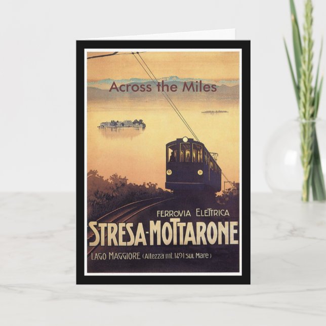 Tarjeta A lo largo de las millas (Anverso)