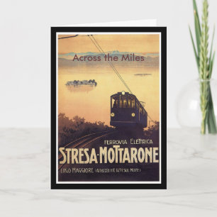 Tarjeta A lo largo de las millas