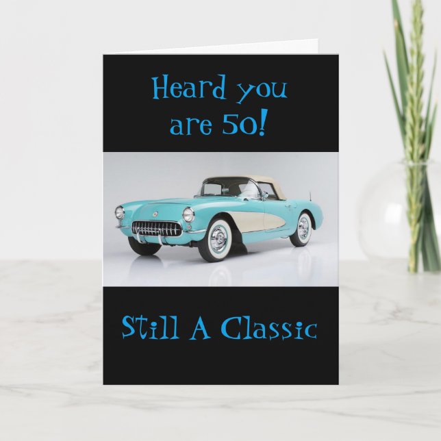 TARJETA ****A LOS GASTOS CLÁSICOS 50**** FELIZ CUMPLEAÑOS (Anverso)