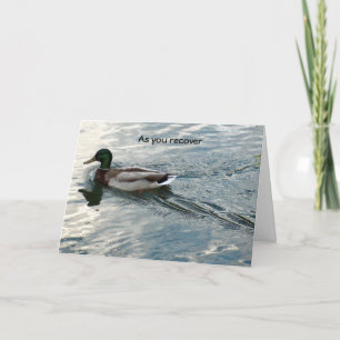 Tarjeta A medida que se recupera