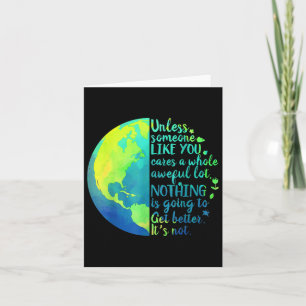 Tarjeta A menos que alguien como tú se preocupe muchísimo 