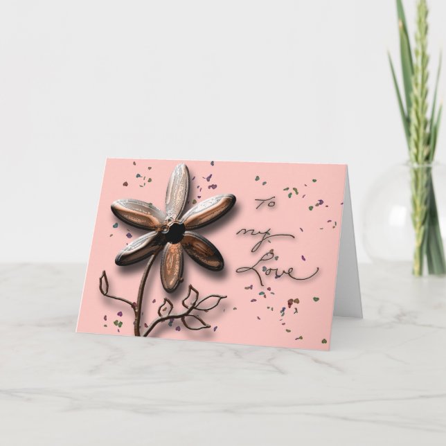 Tarjeta a mi amor (Anverso)