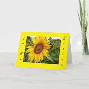 TARJETA A MI ANTIGUO CUMPLEAÑOS DE *HERMANA* FELIZ