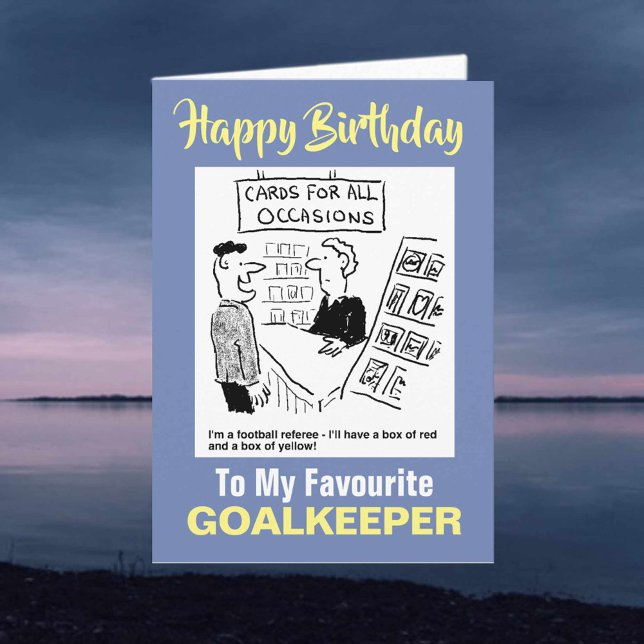 Tarjeta A mi arquero favorito - Feliz cumpleaños (Subido por el creador)