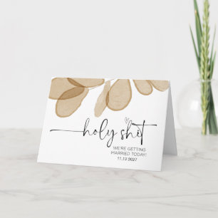 Tarjeta A mi esposa nupcial que se casó