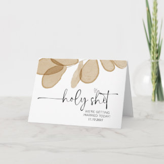 Tarjeta A mi esposa nupcial que se casó