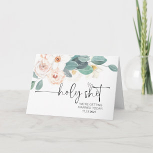 Tarjeta A mi esposa nupcial que se casó