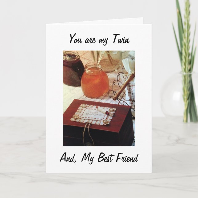 TARJETA A MI HERMANA Y COCINA FAVORITA DEL CUMPLEAÑOS (Anverso)