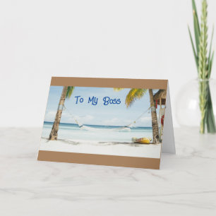 TARJETA **A MI JEFE** MERECES UN "GRAN CUMPLEAÑOS"