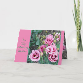 TARJETA A MI MADRE ASOMBROSA/ROSAS ROSAS ROSAS ROSAS