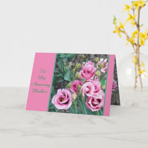 TARJETA A MI MADRE ASOMBROSA/ROSAS ROSAS ROSAS ROSAS