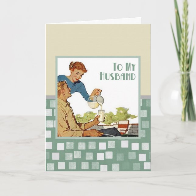 Tarjeta A mi marido (Anverso)