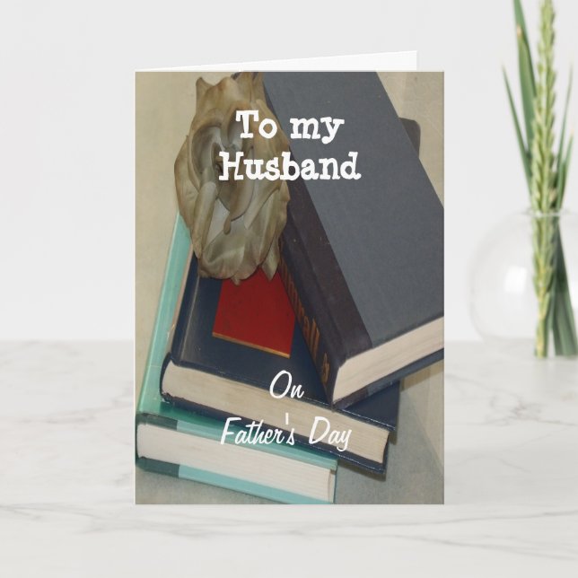 Tarjeta A mi marido en el día del padre (Anverso)