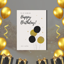 Tarjeta A mi marido, feliz cumpleaños