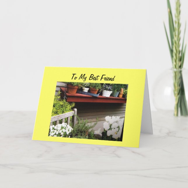 TARJETA A MI MEJOR AMIGO EN TU CUMPLEAÑOS 50 (Anverso)