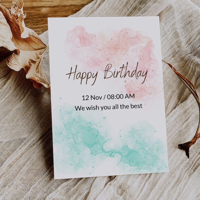 Tarjeta A mi mejor bebé feliz cumpleaños, amor (To My Sweetest Babe Happy Birthday, Love Card)