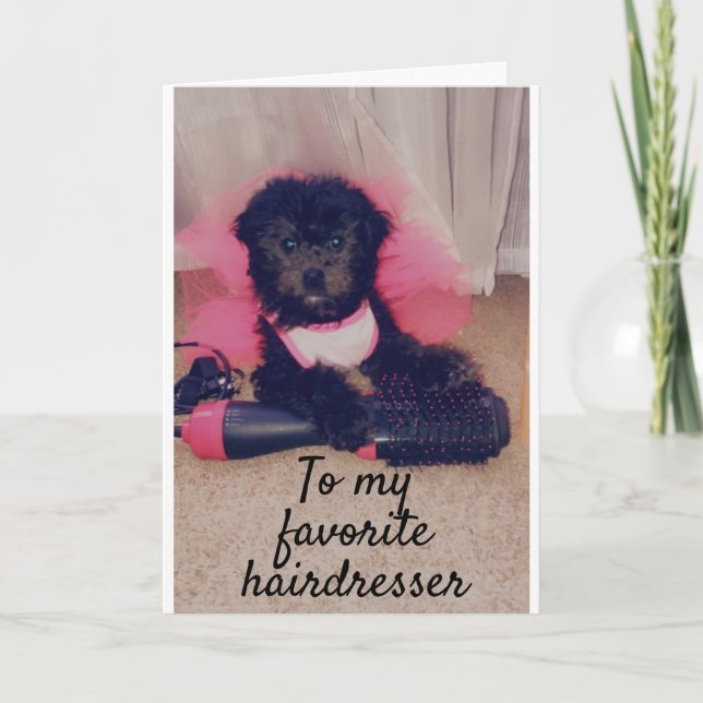 TARJETA **A MI "PELO FAVORITO" EN TU CUMPLEAÑOS (Anverso)