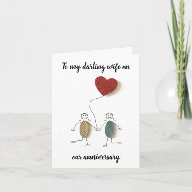 Tarjeta - A Mi Querida Mujer En Nuestro Aniversari (Anverso)