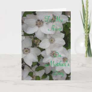 Tarjeta A mi tía en el día de la madre