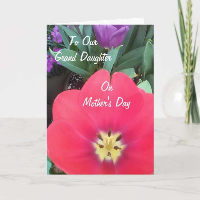 Tarjeta A Nuestra Gran Hija (Anverso)