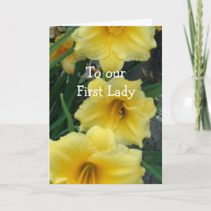 Tarjeta A nuestra primera señora