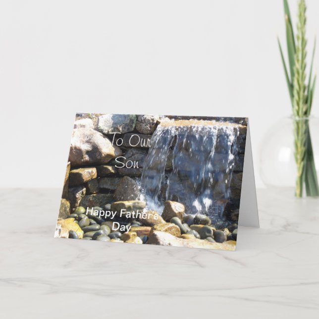 Tarjeta A nuestro hijo (Anverso)